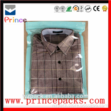 high quality promotional clear plastic clothes packaging bags
